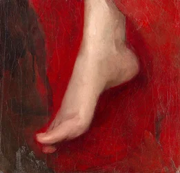 Study of a foot, early 1880s